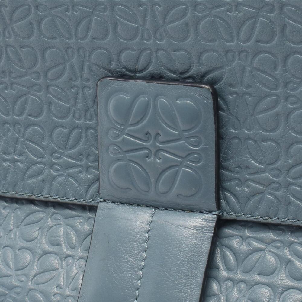 Loewe Avenue Blue Bag Leather Anagram Shoulder Repeat - Picture 3 of 7